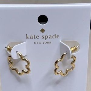 NWT. Kate Spade Scallops Mini Scallop Hoops